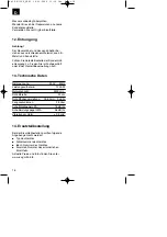 Preview for 16 page of EINHELL 34.002.70 Operating Instructions Manual