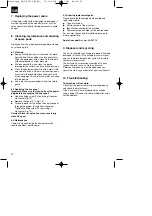 Preview for 14 page of EINHELL 34.016.51 Operating Instructions Manual