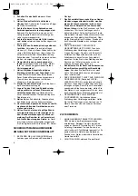 Preview for 8 page of EINHELL 34.016.76 Operating Instructions Manual