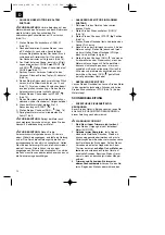 Preview for 12 page of EINHELL 34.016.76 Operating Instructions Manual