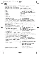 Preview for 24 page of EINHELL 34.016.76 Operating Instructions Manual