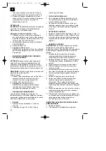 Preview for 34 page of EINHELL 34.016.76 Operating Instructions Manual