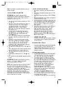 Preview for 41 page of EINHELL 34.016.76 Operating Instructions Manual