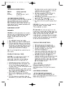 Preview for 60 page of EINHELL 34.016.76 Operating Instructions Manual