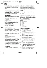 Preview for 62 page of EINHELL 34.016.76 Operating Instructions Manual