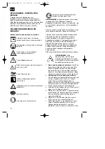 Preview for 74 page of EINHELL 34.016.76 Operating Instructions Manual