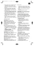 Preview for 81 page of EINHELL 34.016.76 Operating Instructions Manual