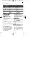 Предварительный просмотр 51 страницы EINHELL 34.016.88 Operating Instructions Manual