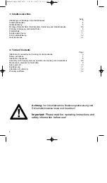 Предварительный просмотр 2 страницы EINHELL 34.021.00 Operating Instructions Manual