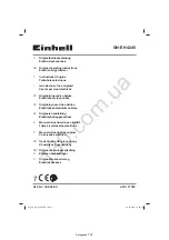 Preview for 2 page of EINHELL 34.034.60 Original Operating Instructions