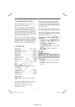 Preview for 78 page of EINHELL 34.034.60 Original Operating Instructions