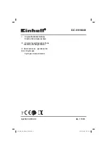 EINHELL 34.034.92 Original Operating Instructions preview