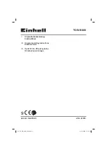 Preview for 1 page of EINHELL 34.079.90 Operating Instructions Manual