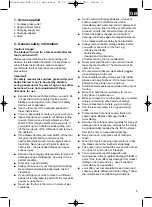 Preview for 9 page of EINHELL 34.101.10 Directions For Use Manual