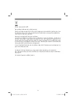 Preview for 40 page of EINHELL 34.105.02 Original Operating Instructions