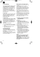 Preview for 32 page of EINHELL 34.106.12 Operating Instructions Manual