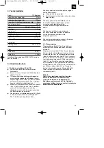 Preview for 43 page of EINHELL 34.106.12 Operating Instructions Manual