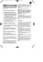 Preview for 11 page of EINHELL 34.106.20 Operating Instructions Manual