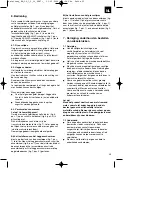 Preview for 23 page of EINHELL 34.106.20 Operating Instructions Manual