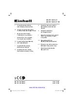 EINHELL 34.108.65 Original Operating Instructions preview