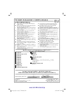 Preview for 140 page of EINHELL 34.108.65 Original Operating Instructions