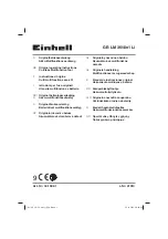 EINHELL 34.109.01 Operating Instructions Manual preview