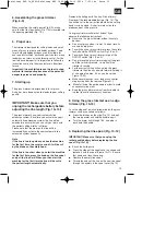 Preview for 15 page of EINHELL 34.111.00 Directions For Use Manual