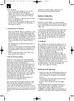 Preview for 8 page of EINHELL 34.130.00 Operating Instructions Manual