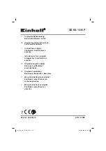 Предварительный просмотр 1 страницы EINHELL 34.200.30 Original Operating Instructions