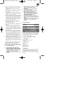 Preview for 9 page of EINHELL 34.301.93 Operating Instructions Manual