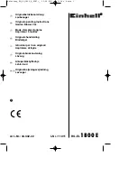 Preview for 1 page of EINHELL 34.332.22 Original Operating Instructions