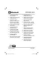 EINHELL 34.336.25 Original Operating Instructions preview