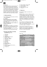 Preview for 18 page of EINHELL 3401831 Operating Instructions Manual