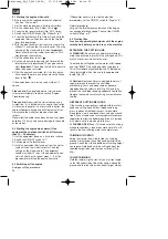 Preview for 20 page of EINHELL 3401831 Operating Instructions Manual