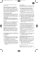 Preview for 21 page of EINHELL 3401831 Operating Instructions Manual