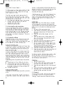 Preview for 22 page of EINHELL 3401831 Operating Instructions Manual