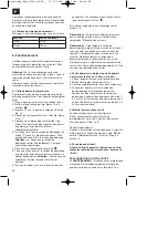 Preview for 28 page of EINHELL 3401831 Operating Instructions Manual