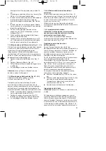 Preview for 39 page of EINHELL 3401831 Operating Instructions Manual