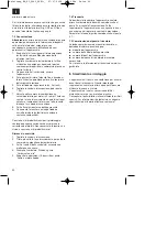 Preview for 40 page of EINHELL 3401831 Operating Instructions Manual