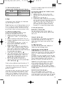 Preview for 53 page of EINHELL 3401831 Operating Instructions Manual