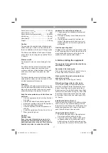 Preview for 17 page of EINHELL 3410920 Operating Instructions Manual