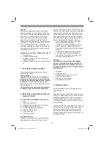 Preview for 33 page of EINHELL 3410920 Operating Instructions Manual