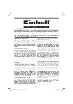 Предварительный просмотр 50 страницы EINHELL 3420663 Original Operating Instructions