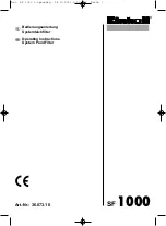 EINHELL 36.073.10 Operating Instructions Manual preview