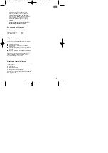 Preview for 49 page of EINHELL 40.073.20 Operating Instructions Manual