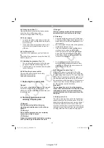 Предварительный просмотр 19 страницы EINHELL 40.073.25 Original Operating Instructions