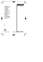 Предварительный просмотр 1 страницы EINHELL 40.100.50 Operating Instructions Manual