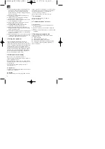 Предварительный просмотр 6 страницы EINHELL 4006825504378 Operating And Maintenance Instructions Manual