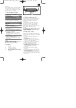 Предварительный просмотр 7 страницы EINHELL 4006825504378 Operating And Maintenance Instructions Manual