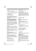 Preview for 109 page of EINHELL 4020450 Original Operating Instructions